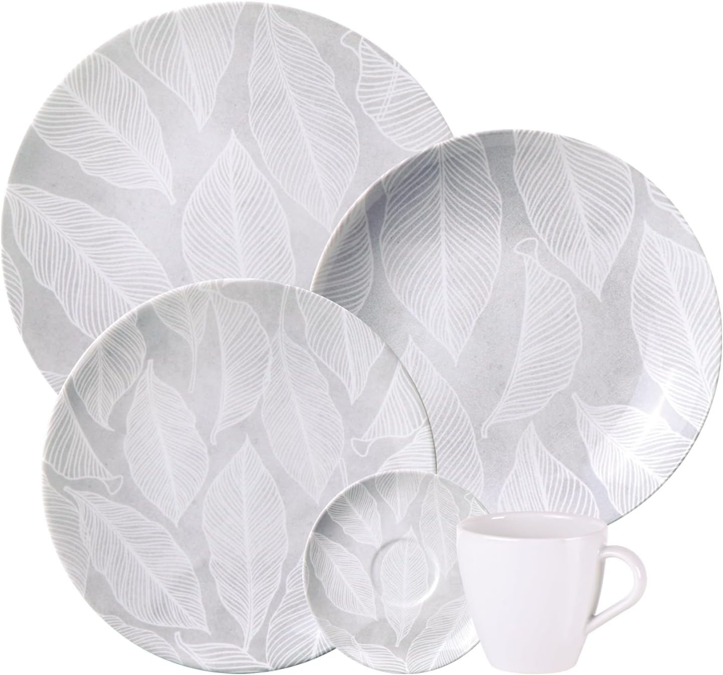 Aparelho de Jantar Tramontina Arbo em Porcelana Decorada 20 Peças