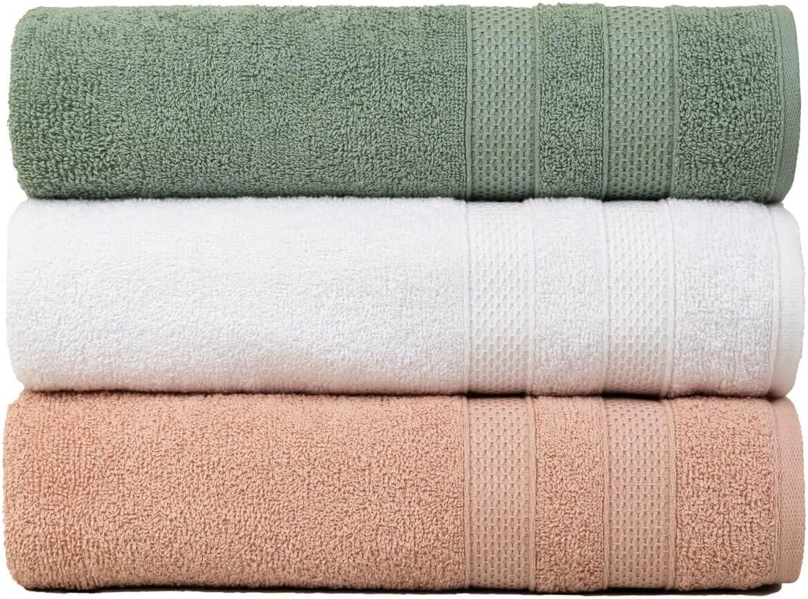 Kit 3 Toalhas de Rosto Fio Penteado Extra Macia - Comfort (KIT 2)